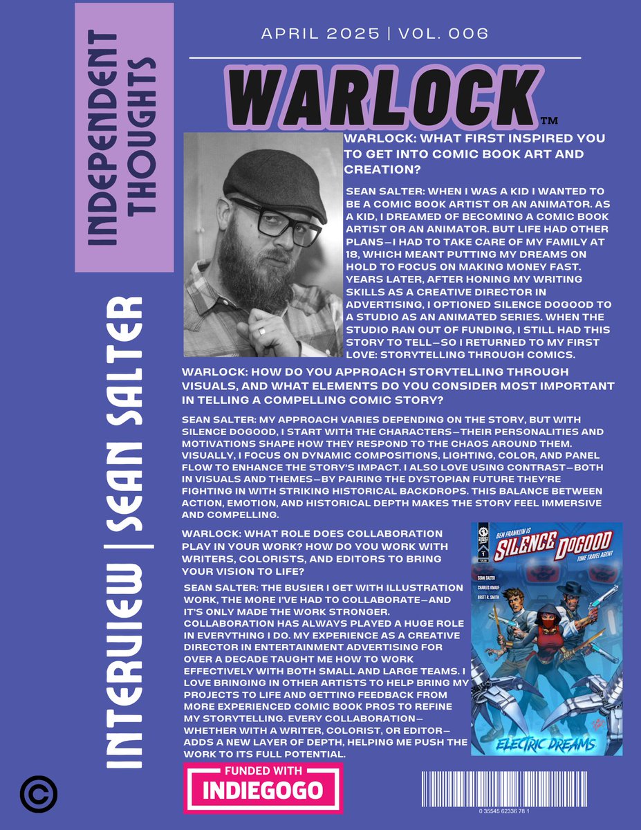 WarlockComics's tweet image. WARLOCK (Independent Comics Magazine) Apr | Vol. 006 Part Two (Pg5-8) #Comicsgate #ComicArt @EthanVanSciver @shanedavisart @JonMalin @SaltyDraws @__RiseAgain__ @retroboy1983 @WartTheWizard @EnjetiArt @aaronlopresti @andysmithart @ArtThibert @44numskull @gnolan12 @BillyTucci