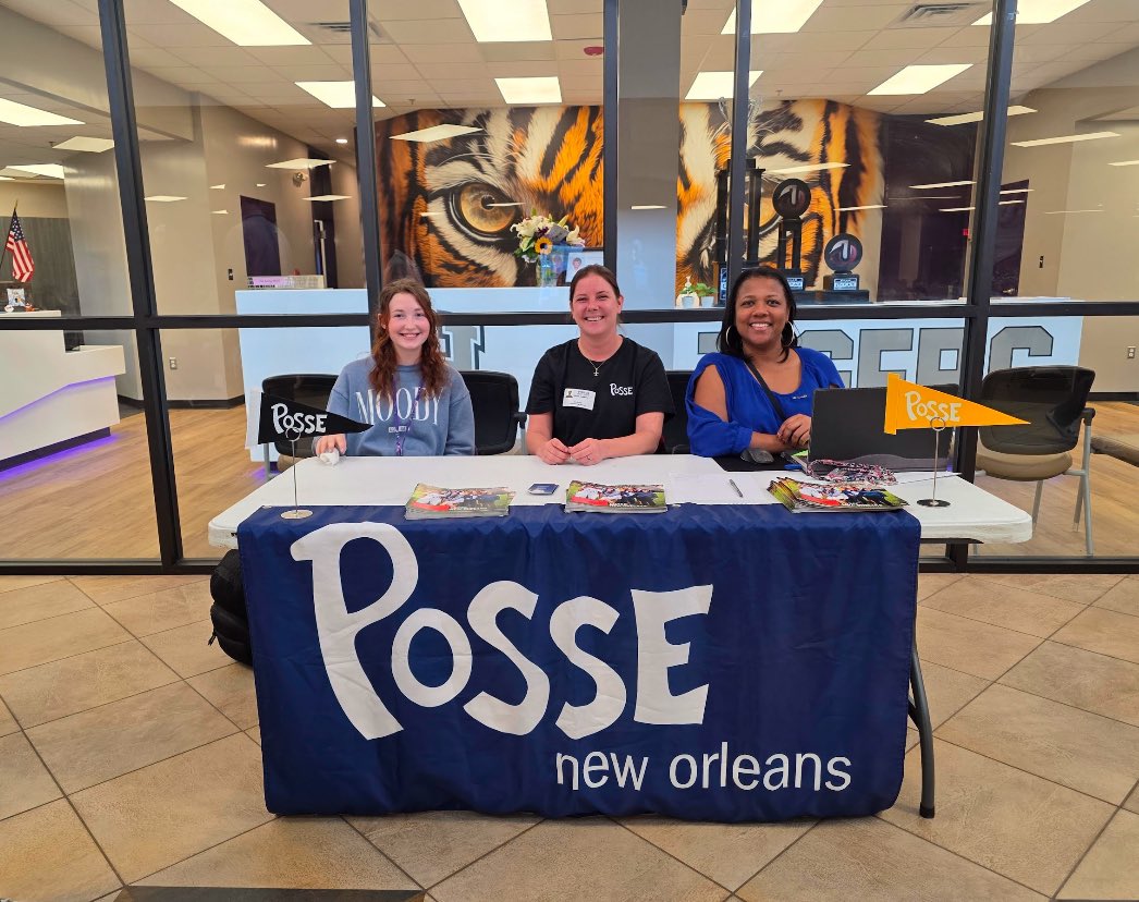 Shout-out to the POSSE Foundation for visiting HHS to discuss this unique scholarship opportunity with our tigers!