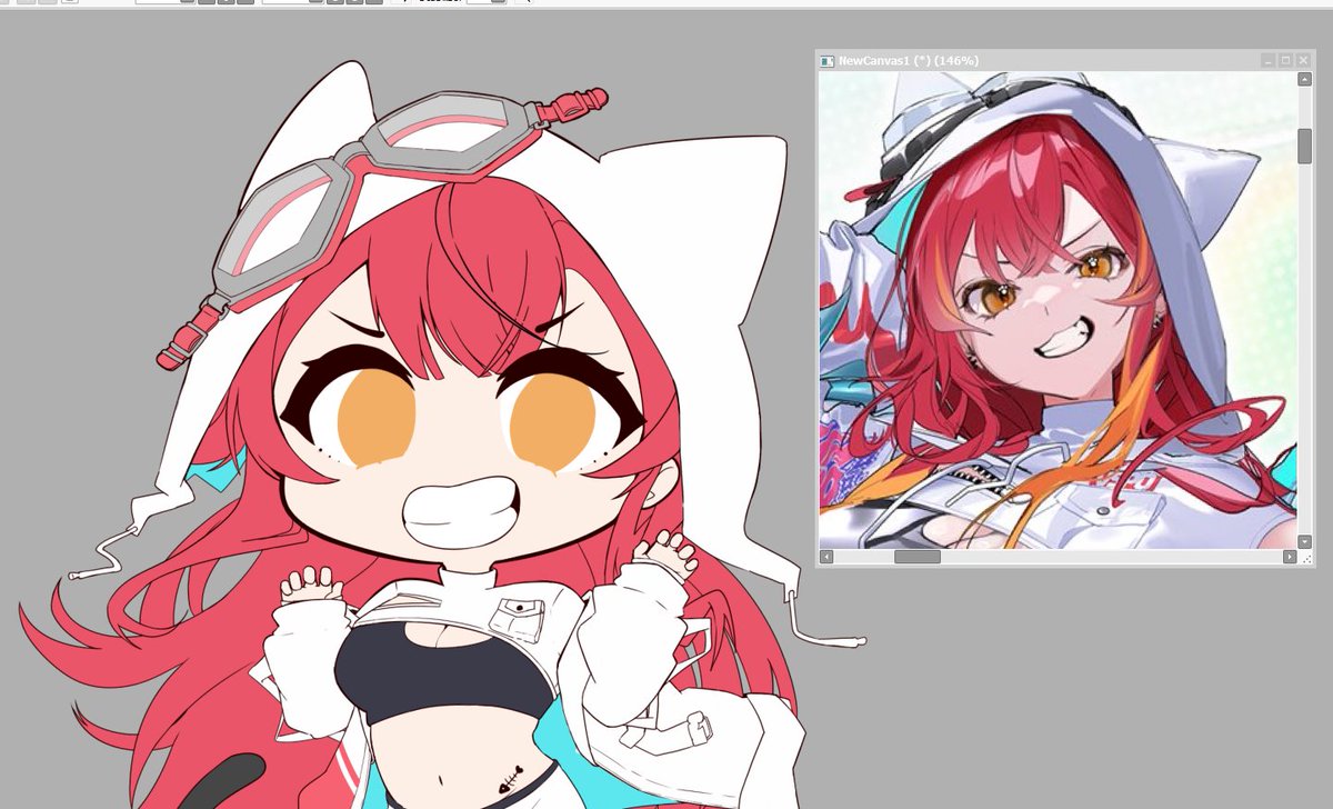 EtsuroArt's tweet image. wip 🍒✨