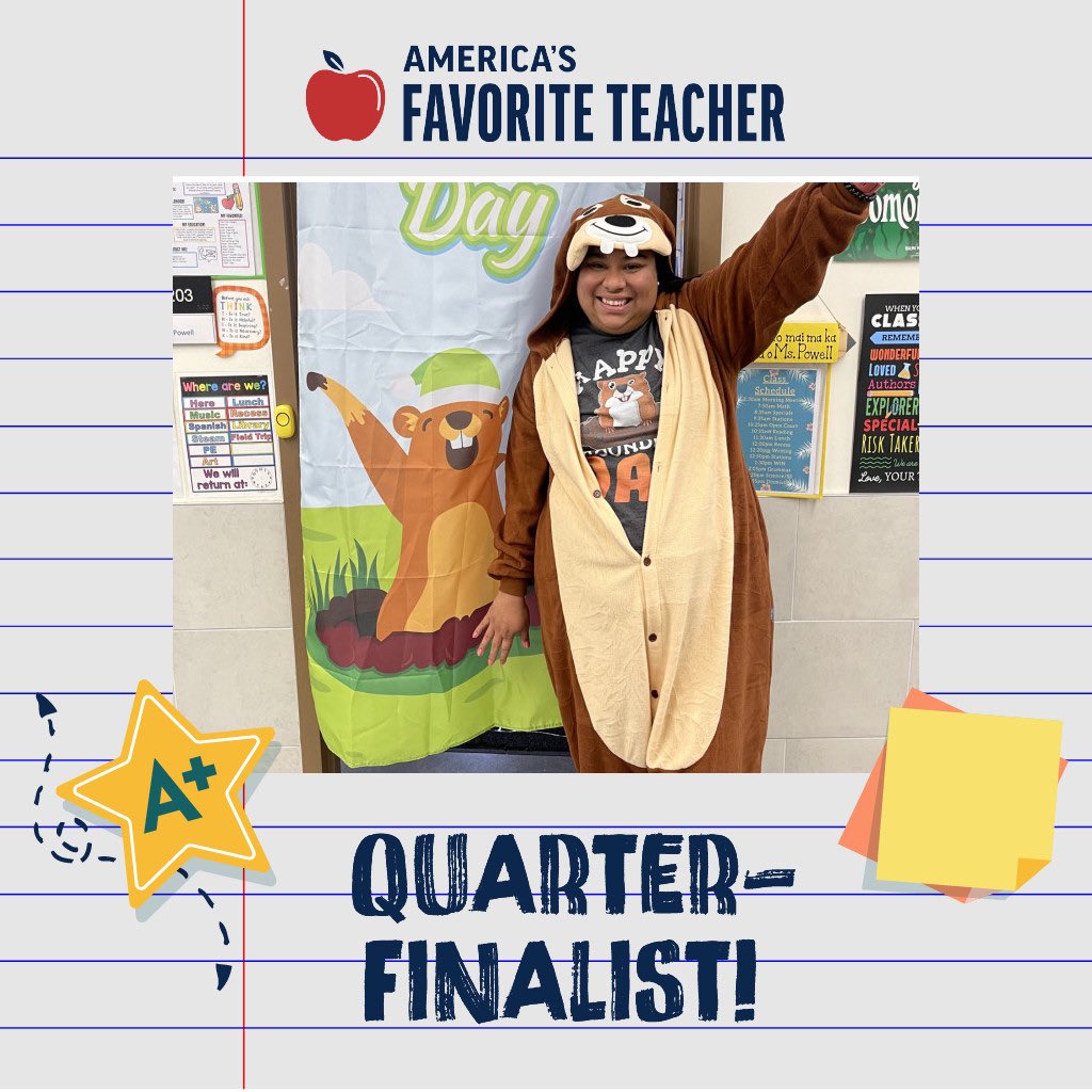 I’ve made it to the next round! americasfavteacher.org/2025/keke-powe…