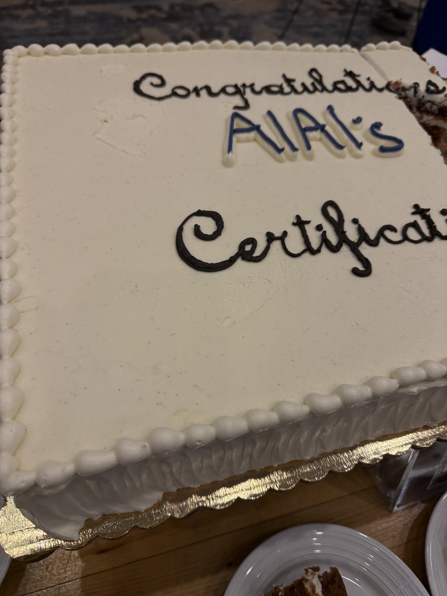 Access Intel takes the cake (actually they provided the cake) for the AIAI 2025 public sector P3 certification graduation. Thanks to all of our friends at P3C and to all the public sector participants for their dedication. #P3C2025 #TheP3PPL #AIAI