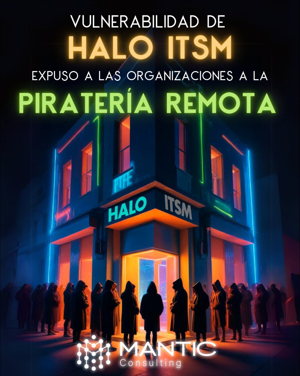 M4nticonsuling's tweet image. ☣️ Una #vulnerabilidad de inyección SQL no autenticada en #Halo ITSM podría haber sido explotada para leer 👀, modificar 📑o insertar datos 🗃.
#Vulnerabilidad #inyeccionsql #HaloITSM #parchesdeseguridad