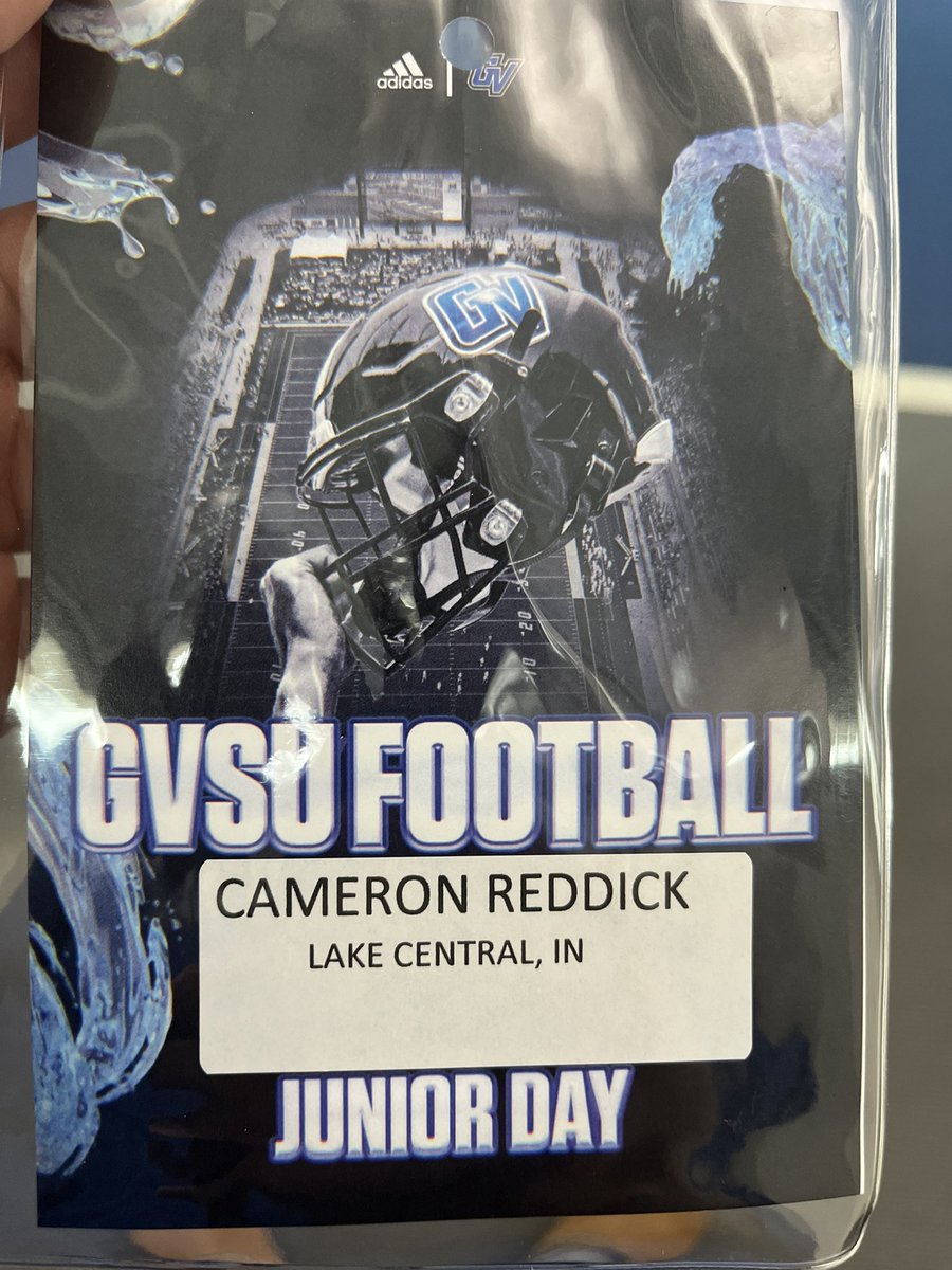 Thank you to <a href="/CoachCooperGVSU/">Scott Cooper</a> for inviting me to the <a href="/gvsufootball/">GVSU Football</a> Junior Visit Day!