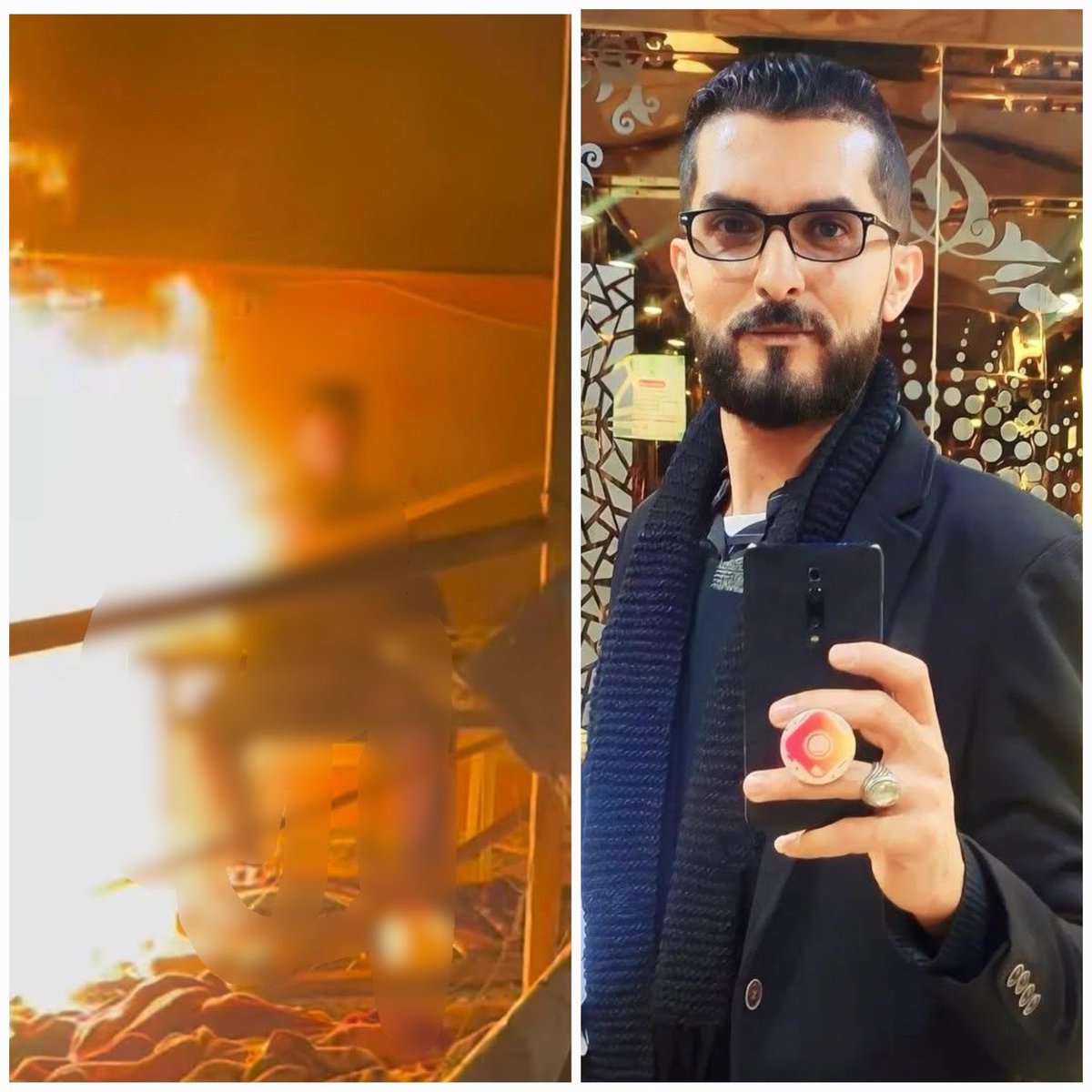 وفي النهاية استشهد الصحفي احمد منصور الآن

لم يستطع جسده تحمل هذه الحروق الهائلة 

إلى رحمة الله.. لن ننساك