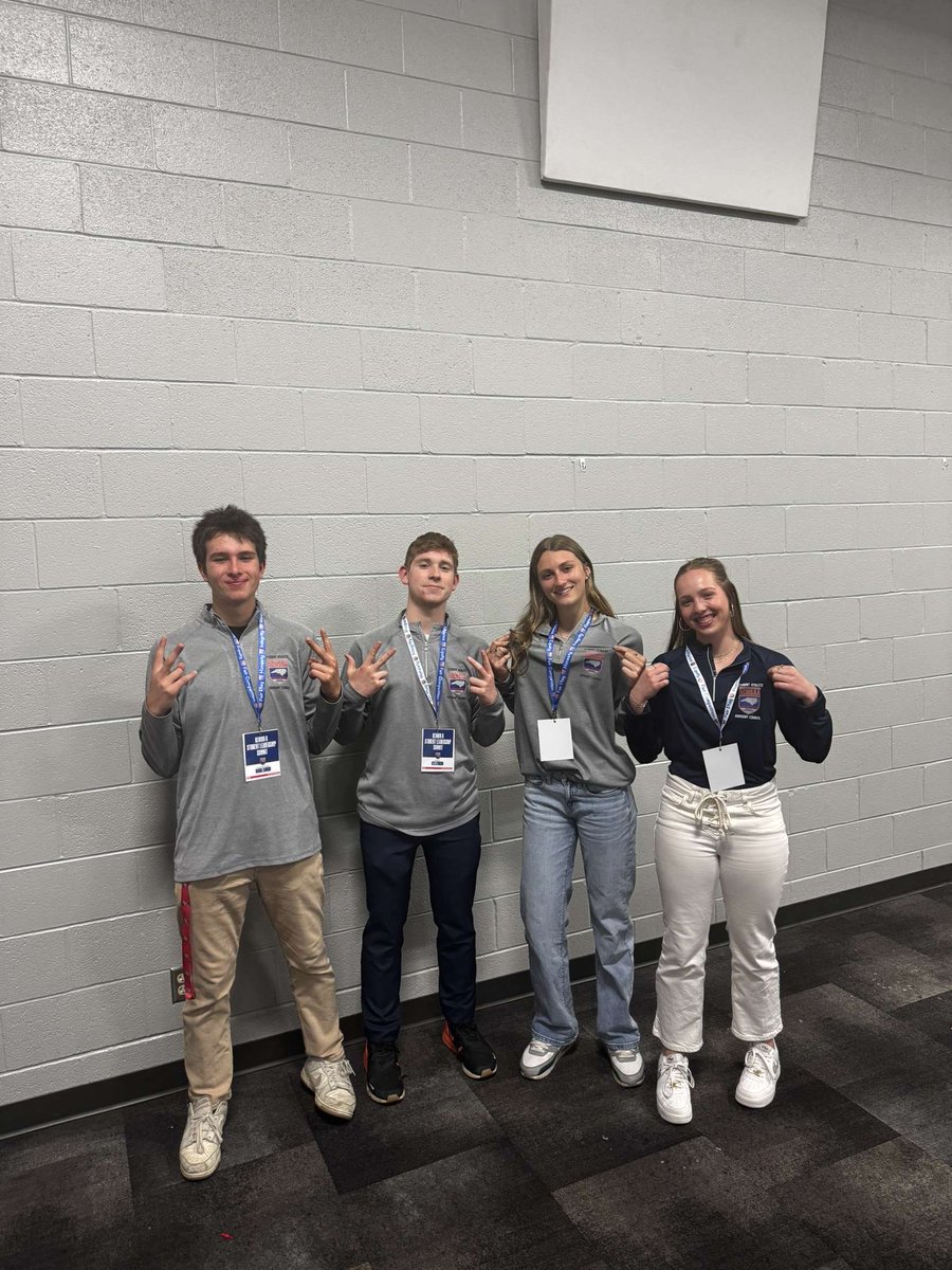 Thank you to our NCHSAA SAAC Team - Briana, Aylin, Kyle, and Marco for leading a powerful breakout session during the summit. Your leadership inspires others everyday!