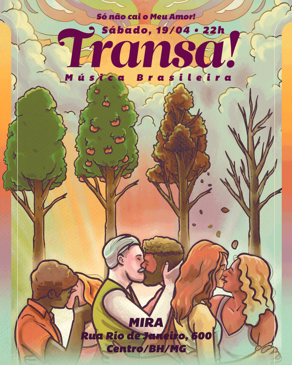 transafesta's tweet photo. A noite cai, o frio desce! Mas aqui dentro da Transa, predomina esse amor que nos aquece &amp; protege da solidão! Bora dançar?! Sábado de Aleluia, 19/04, às 22h no Mira em BH! No som Jô Marçal, Capone &amp; @amplis 
Ingressos: https://t.co/xpIScWY1kF https://t.co/OZOGWtd84P