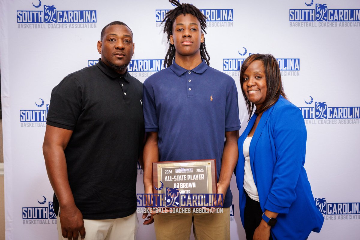 Sumter Gamecocks Boys Basketball (@gamecocksbball) on Twitter photo All-State ✅… Congrats to Junior <a href="/Bjbrown_13/">Bj Brown</a> on receiving his Award for making the AAAAA All-State Team!!! Time for 1 more ride!
June Loading… ⏳
<a href="/theitemsports/">The Item Sports</a> <a href="/LouatTheState/">Lou Bezjak</a> All-State ✅… Congrats to Junior <a href="/Bjbrown_13/">Bj Brown</a> on receiving his Award for making the AAAAA All-State Team!!! Time for 1 more ride!
June Loading… ⏳
<a href="/theitemsports/">The Item Sports</a> <a href="/LouatTheState/">Lou Bezjak</a>