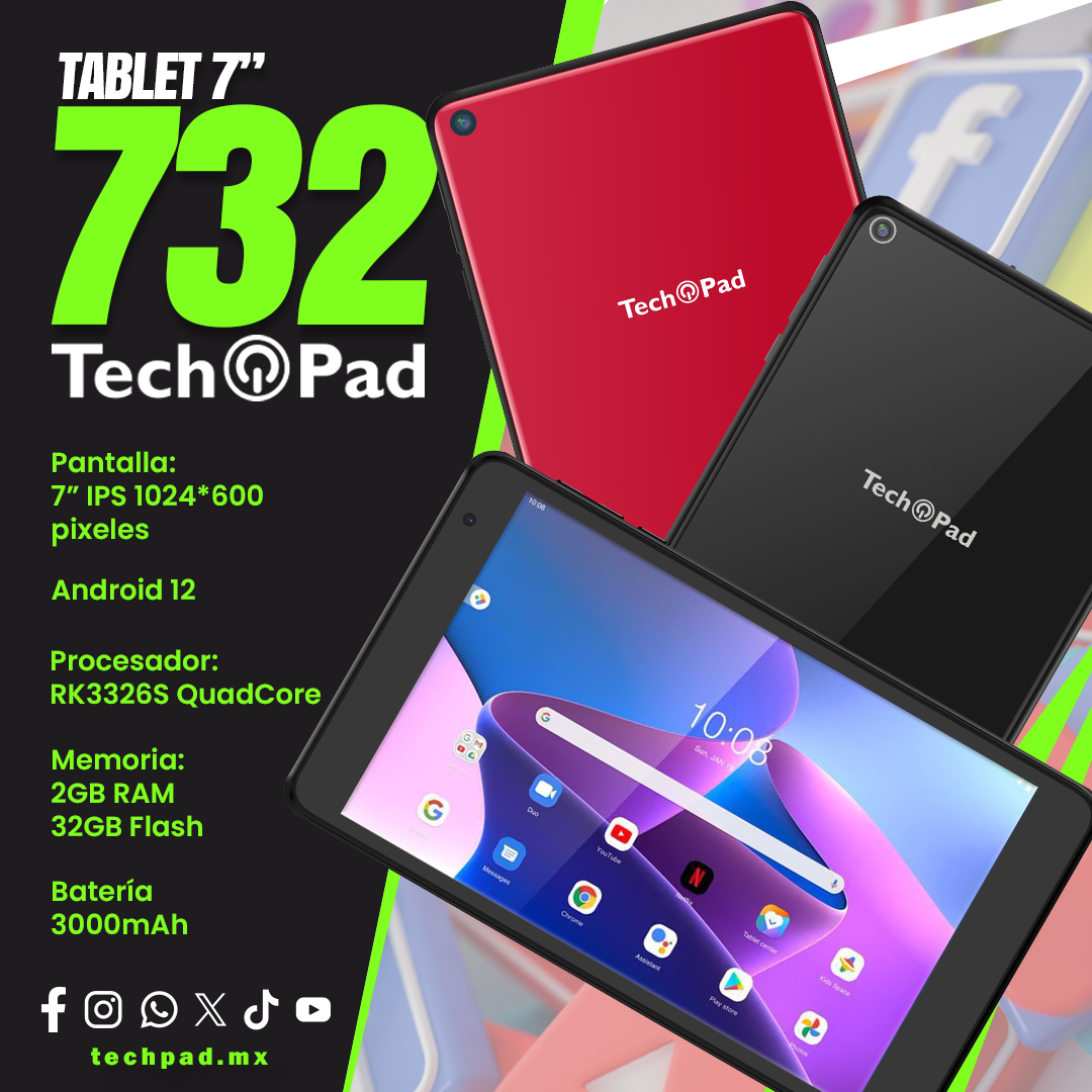 TabletsTechPad's tweet image. ¡Sorpréndete con nuestro nuevo modelo 732 de Techpad!
Disfruta de su diseño y carcasa con acabado de cristal.
No lo pienses más y aprovecha esta gran promoción.
🤓🤩😎📱

Te invitamos a checar nuestra pagina;
techpad.mx

#Tablets #Techpad