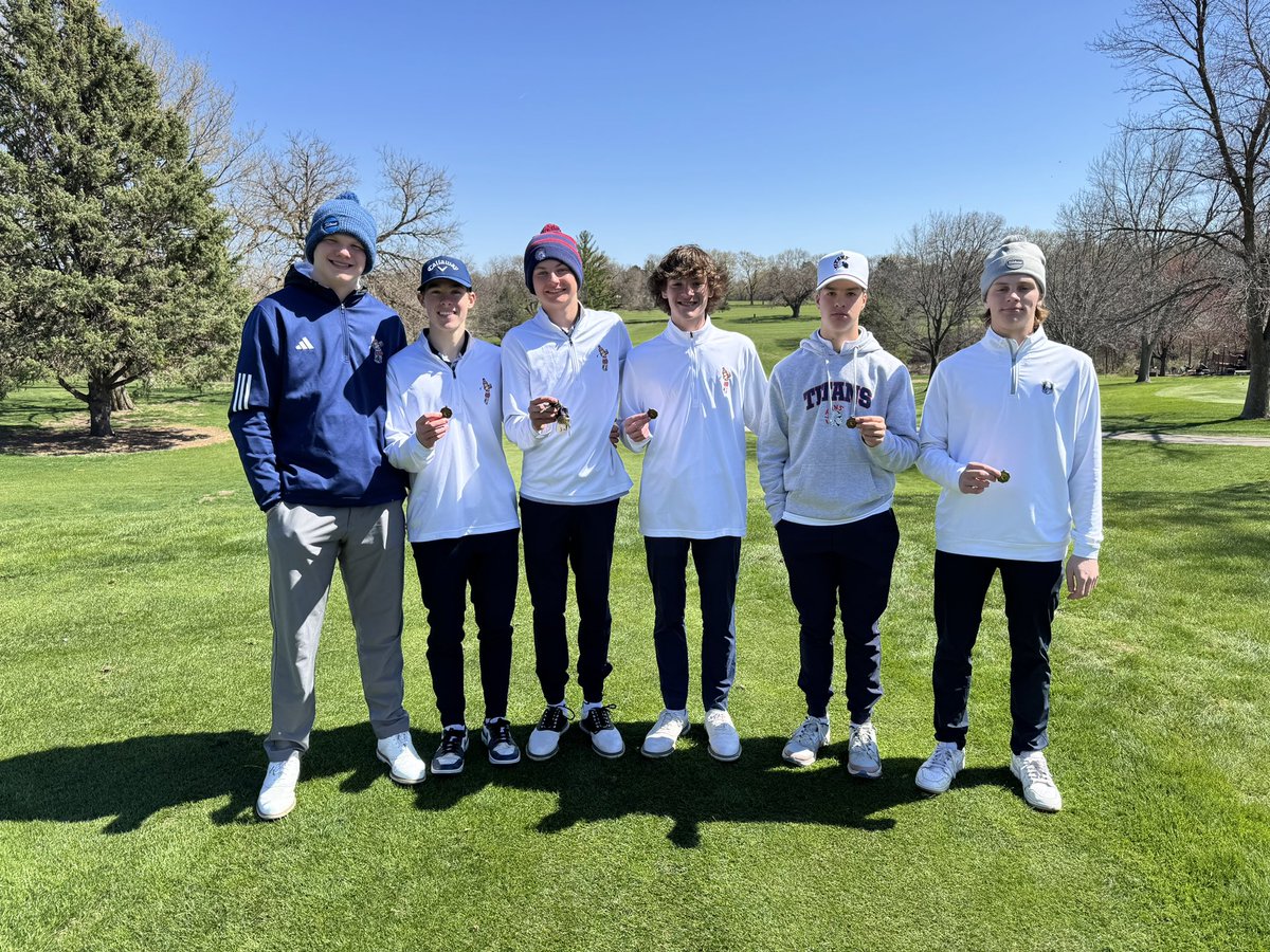 JV finishes 2nd behind Gretna East by 6 strokes shooting a 341.

🥇Kiffin - 77 (Champion)
🏅Adrian - 87 (7th)
🏅Ian - 87 (8th)
🏅Greyson - 90 (10th)
Reed - 90 (T-10)

Special shoutout to Kiff who improved by 31 strokes at this same invite one year later! #NTG