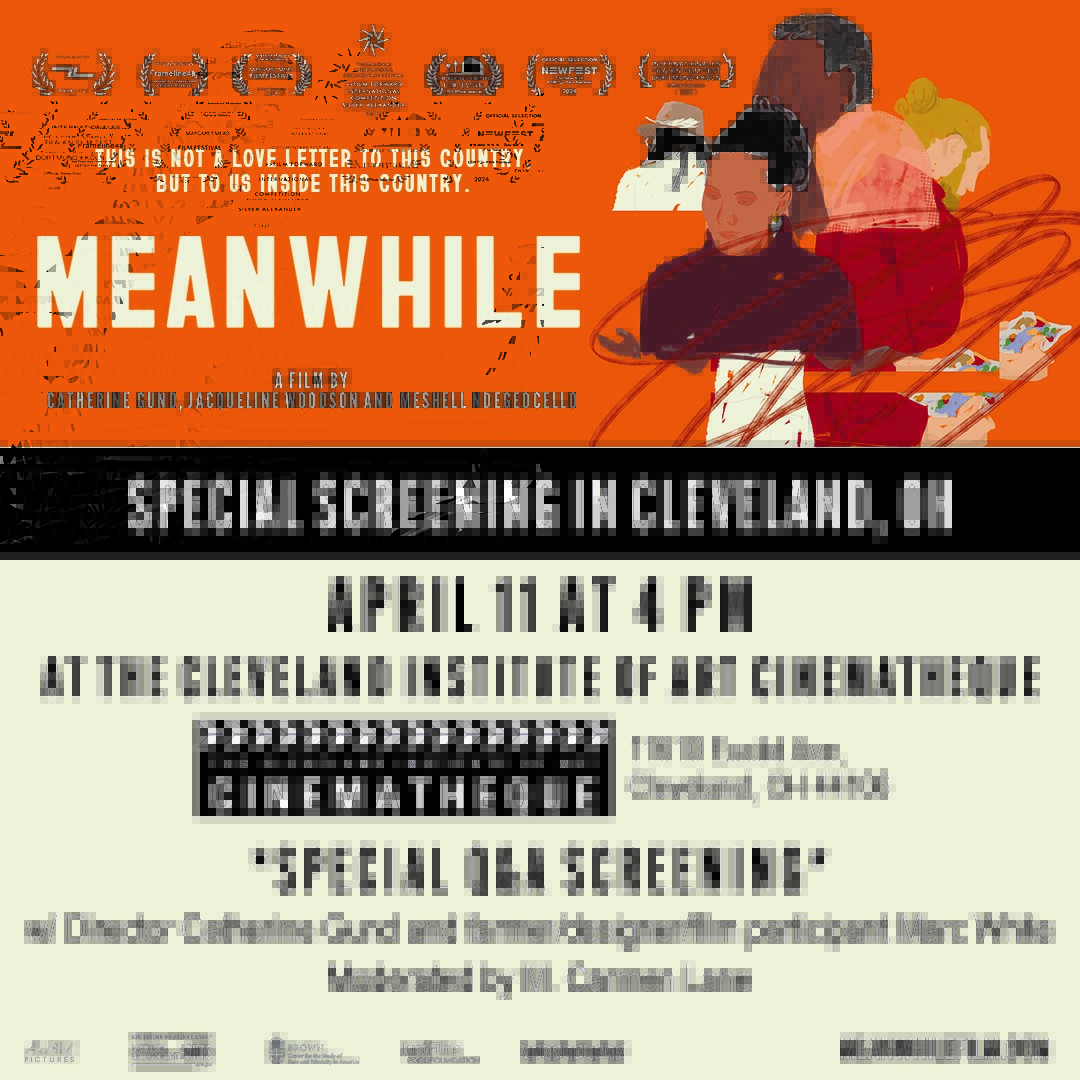 Cinematheque (@clecinematheque) on Twitter photo Don't miss the Q&A with Catherine Gund after the 4pm screening of MEANWHILE on April 11th <a href="/clecinematheque/">Cinematheque</a>. Tickets are still available! cinematheque.cia.edu/purchase/46119/ Don't miss the Q&A with Catherine Gund after the 4pm screening of MEANWHILE on April 11th <a href="/clecinematheque/">Cinematheque</a>. Tickets are still available! cinematheque.cia.edu/purchase/46119/