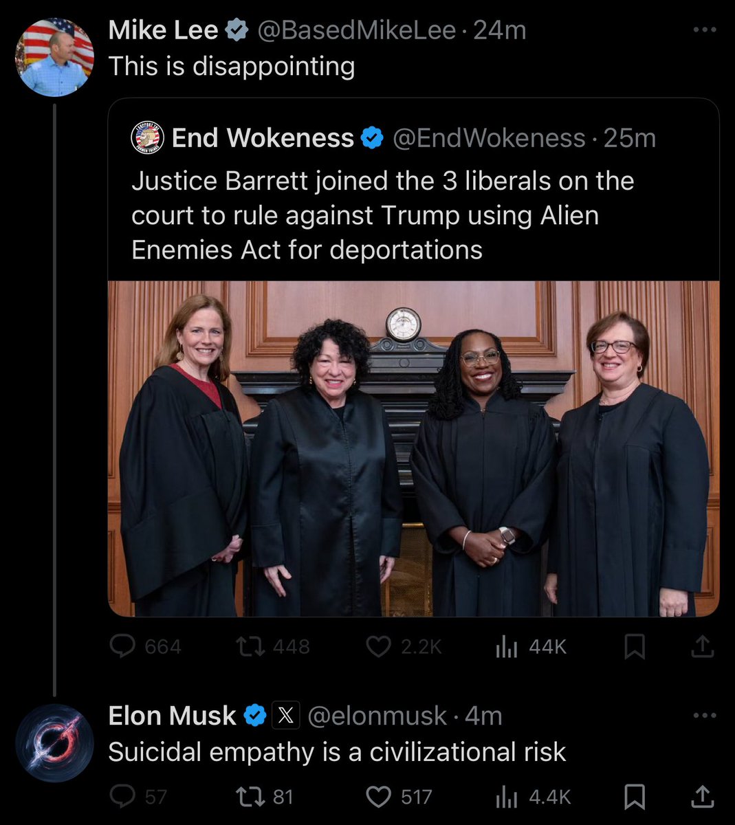 They’re calling due process suicidal