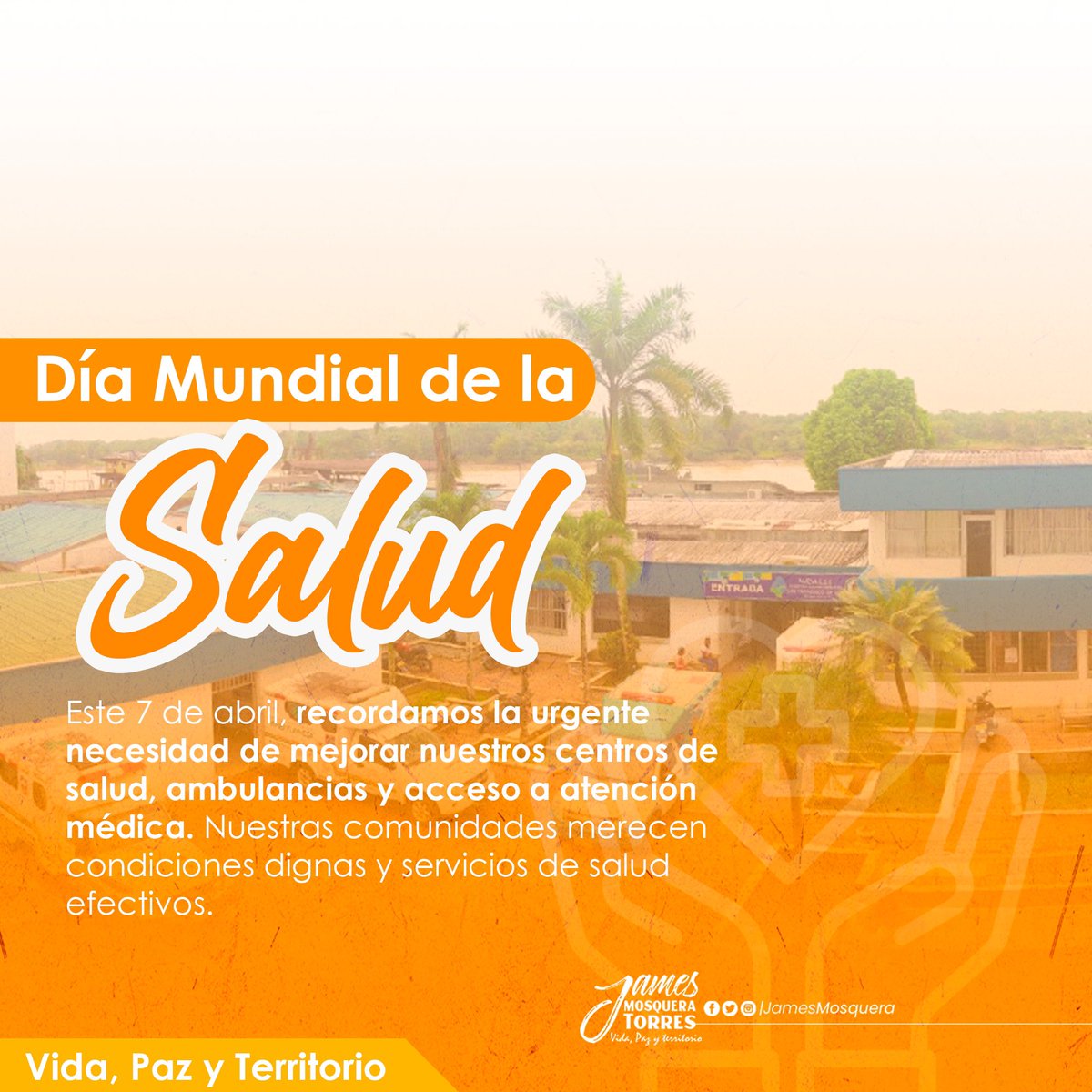 JamesMosqueraT's tweet image. 📣Un llamado a la acción para garantizar que todos, sin importar su ubicación, tengan el derecho a una vida saludable.
@MinSaludCol 

#citrep 
#CurulDePaz 
#vidapazyterritorio