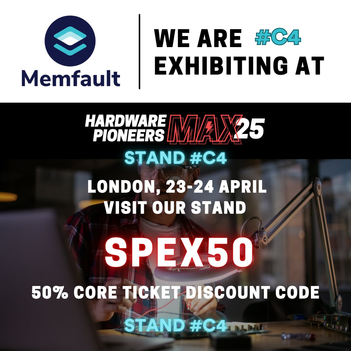 Memfault (@memfault) on Twitter photo We're live this week at #hardwarepioneers 2025. 
Stand #C4 → See Memfault in action: OTA updates, fleet monitoring, and faster debugging for embedded teams.
Drop a comment if you're attending 👇 We're live this week at #hardwarepioneers 2025. 
Stand #C4 → See Memfault in action: OTA updates, fleet monitoring, and faster debugging for embedded teams.
Drop a comment if you're attending 👇