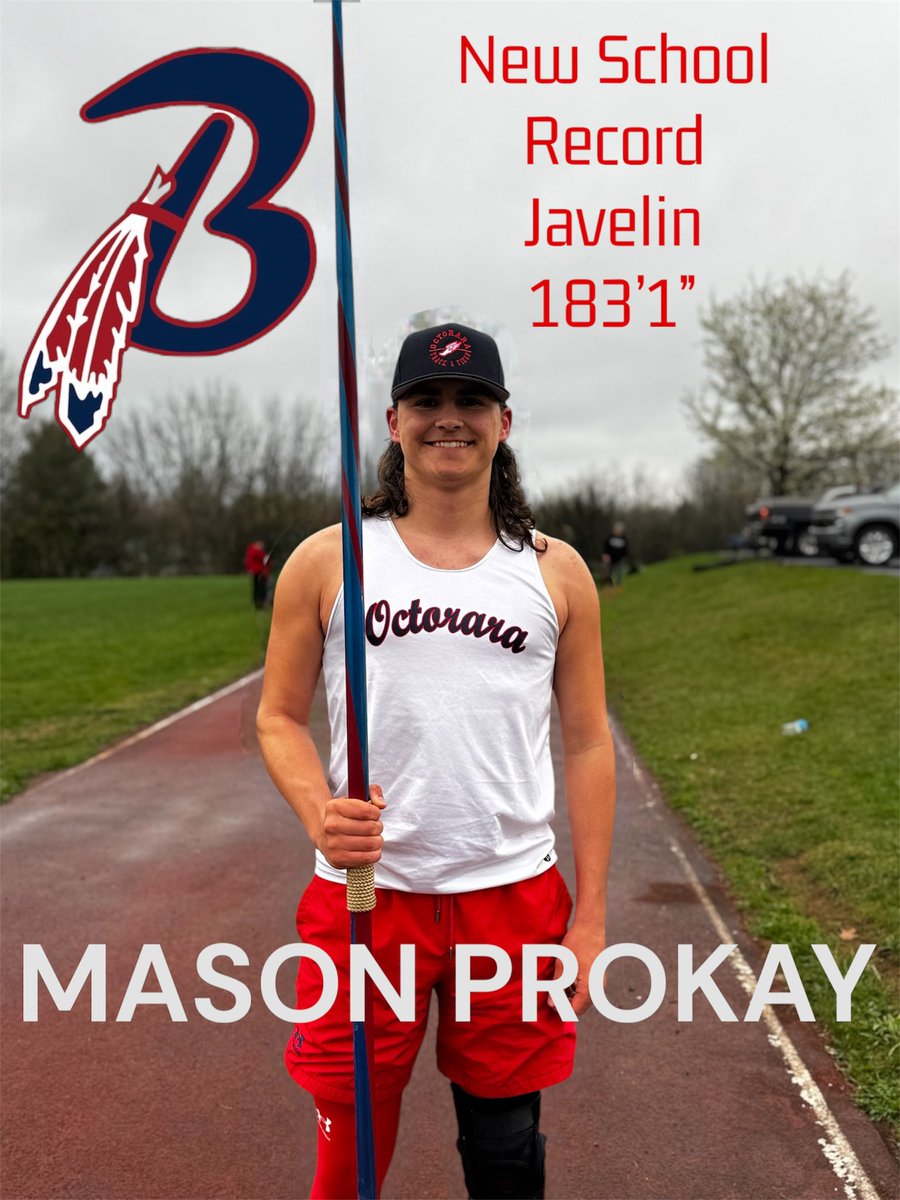 Congratulations to Mason Prokay for breaking school record today at AC