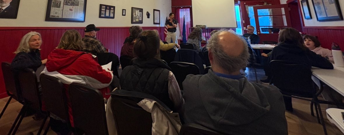 ChristinaEsten9's tweet photo. Back at one of my favorite county party member meetings — Jackson County! Always a great time with our grassroots rockstars. We’re diving into all things elections and gearing up for a BIG 2026!
Let’s keep the momentum rolling and WIN. 
Let’s get to work!
Jackson County = Fired up!
#2026Ready @WisGOP #LeadRight 
@RPJCWI
