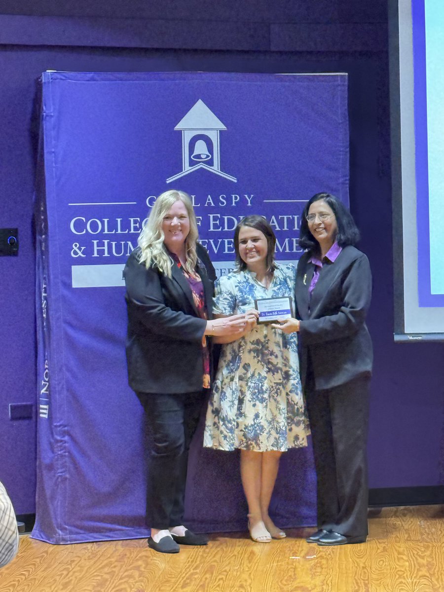 Today, I was a recipient of the 2025 Gallaspy College of Education and Human Development Distinguished Faculty Scholar Award 🌟
