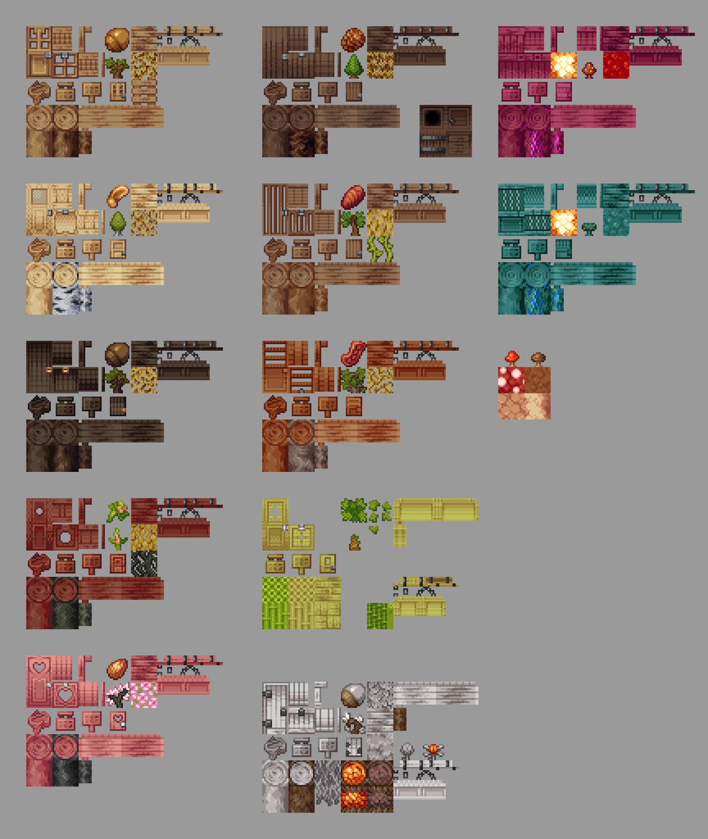 rose_bushes_'s tweet image. not pictured are boats, but i believe i've now retextured everything wood/tree related!