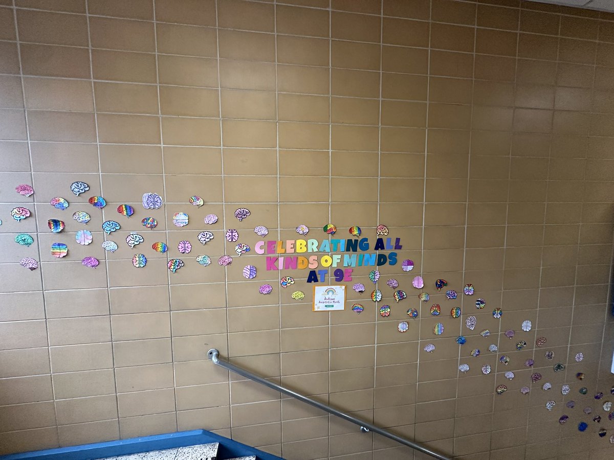 April is Autism Awareness Month! Celebrate all kinds of minds! ❤️💛💙💚💜 <a href="/School9E/">School 9E</a>