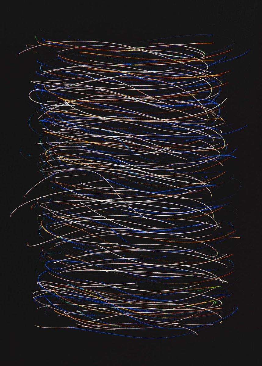 Infinity Waves - Maxrit (2024) 70 x 100 cm hybrid drawing - morphed photography print on coated fine art paper - signed original