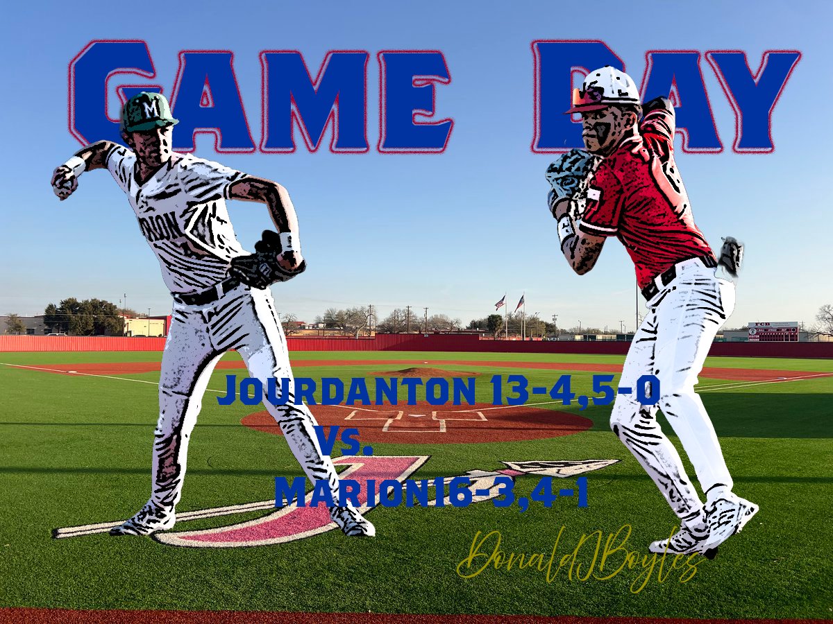 It's a big showdown <a href="/IndianBaseball_/">Jourdanton Indian Baseball ⚾️</a> as Jourdanton looks to take command in District 27-3A with the "W" over <a href="/baseball_marion/">Marion Bulldog Baseball</a>. Will the Bulldogs even the series up? Can Game 2 live up to Game 1 Marathon tomorrow night?