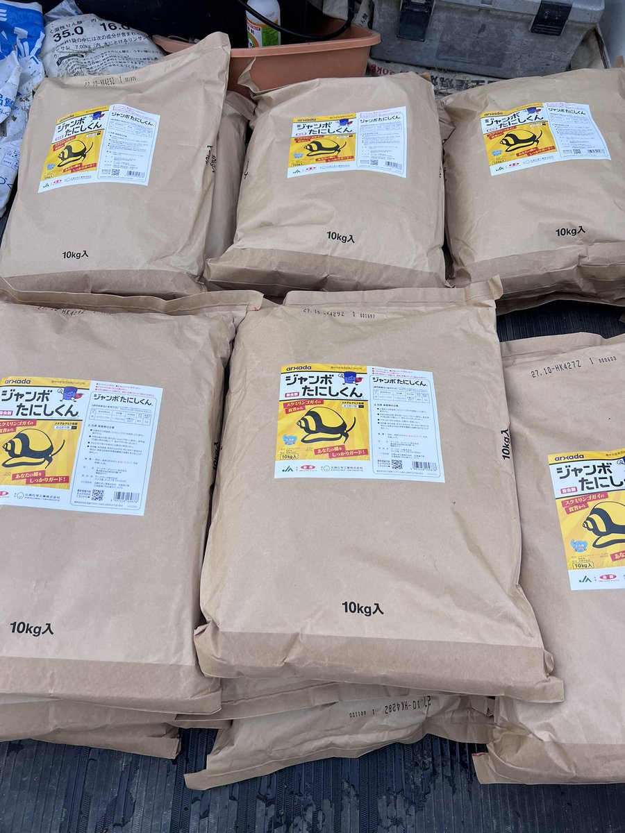 ジャンボたにし(くん)を撒く季節がやってきたぜ！