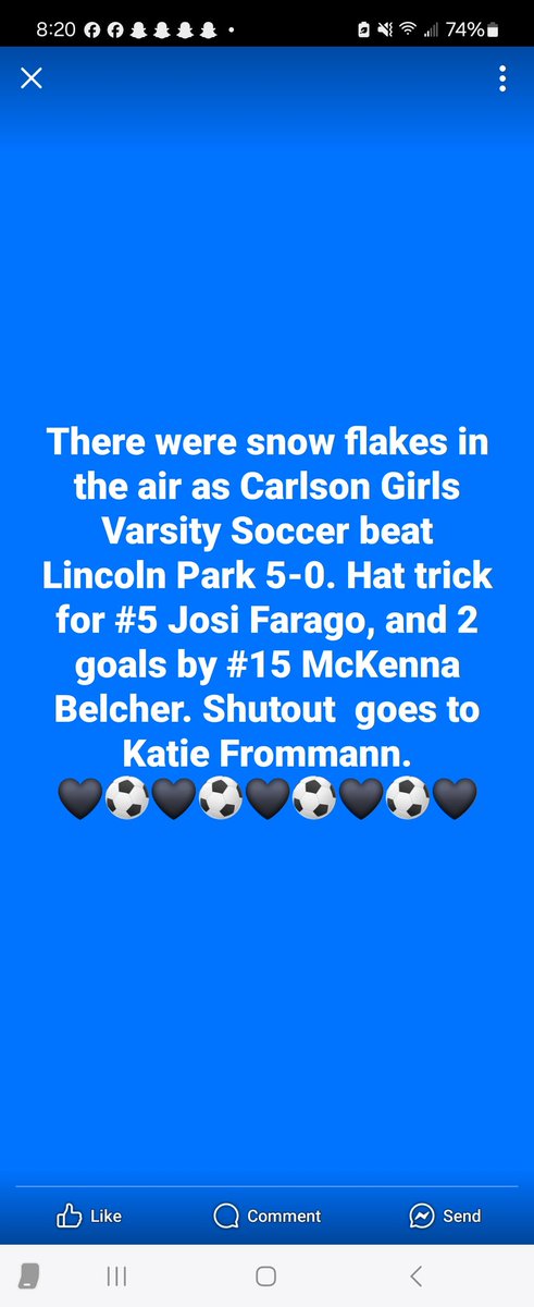 Way to be awesome Lady Marauders!
💙⚽️💙⚽️💙⚽️💙⚽️💙⚽️💙⚽️💙