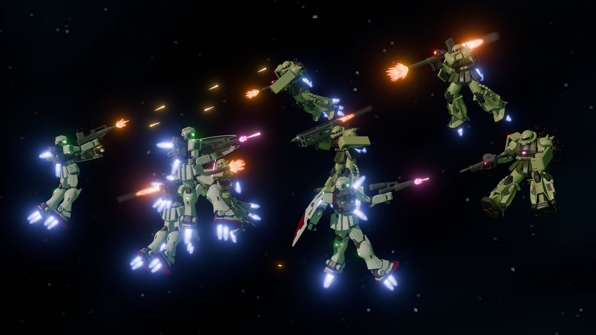 Johnham_141's tweet photo. Some simple battle render
#blender #Gundam https://t.co/8mpYfcXMon