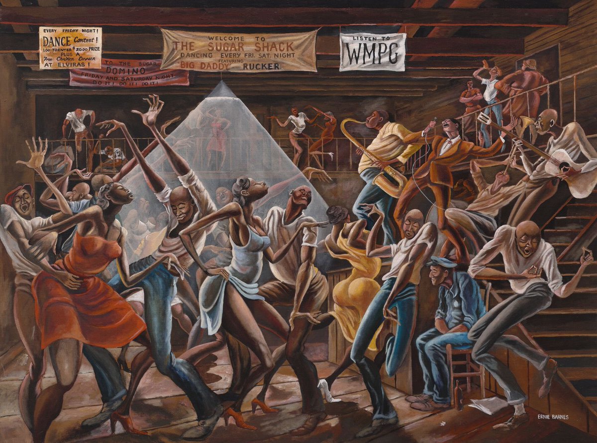ArcadiaUnbound's tweet image. #erniebarnes,#eddiemurphy

Eddie Murphy discussing his famous painting Sugar Shack by American artist Ernie Barnes.