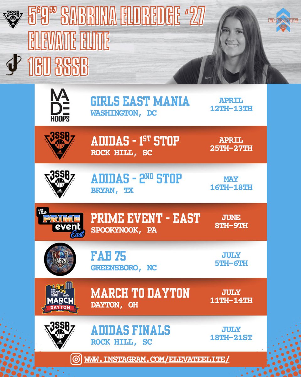 Can’t wait for the upcoming season with Elevate Elite 16u 3SSB!!
<a href="/Elevate_Elite/">Elevate Elite</a>