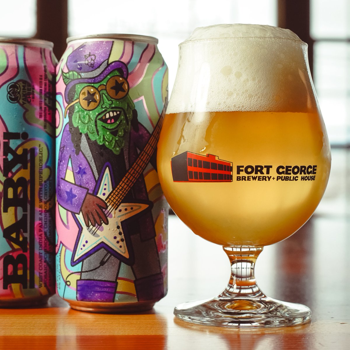 Happy National Beer Day. 🍻 We're celebrating with Boosty Baby - a bold, funky West Coast IPA made with revolutionary hops and hop products from our friends at Yakima Chief Hops.

Modern music would be nowhere without George Clinton and the musicians of  Parliament-Funkadelic -