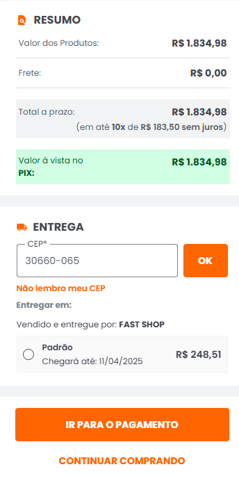 LuanCastroReal's tweet photo. Ai tu vai comprar um item na @kabumcombr e descobre que ele é vendido pela @fastshop e vai lá no site deles verificar o valor e frete:
Frete:
Kabum: 248,51 
FastShop : 0,00

Como explicar se o produto é vendido e entregue pela mesma loja ? https://t.co/B9JrL4g6X1