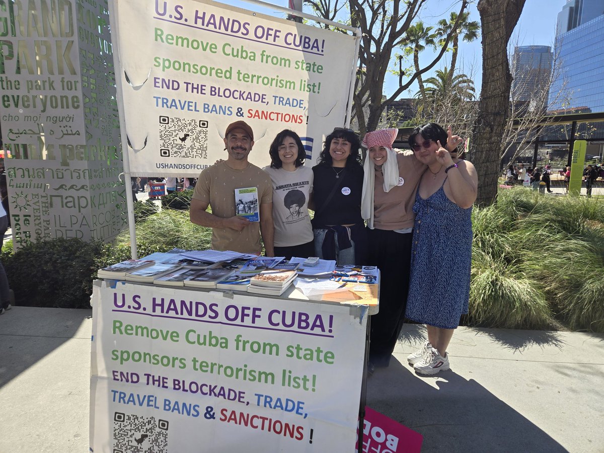 LA US Hands Off Cuba tweet media