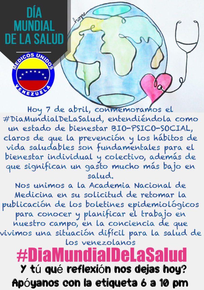 Comienzos saludables futuros esperanzadores, es la meta que deben cumplir los gobiernos para garantizar generaciones sanas, con desarrollos plenos de sus capacidades físicas y mentales, y así, se construye el desarrollo del país.
#diamundialdelasalud