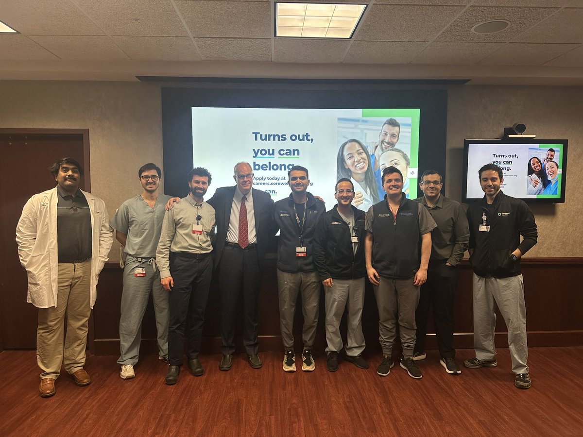 William Beaumont Hospital - Cardiology Fellowship (@beaumontcards) on Twitter photo It was our pleasure to host Dr. <a href="/MdFeldman/">MarcFeldmanMD</a> for Grand Rounds, where he shared valuable insights on coronary lithotripsy and future advancements in the field!
<a href="/UTHealthSA/">UT Health San Antonio</a> <a href="/CorewellHealth/">Corewell Health</a> #ACCFIT It was our pleasure to host Dr. <a href="/MdFeldman/">MarcFeldmanMD</a> for Grand Rounds, where he shared valuable insights on coronary lithotripsy and future advancements in the field!
<a href="/UTHealthSA/">UT Health San Antonio</a> <a href="/CorewellHealth/">Corewell Health</a> #ACCFIT