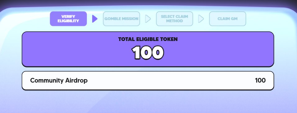 Gomble Community Airdrop Checker is Live! 🪂

If you’ve held tokens from games like Gala, Super Champs, Farcana, Wilder World, Sandbox, Alice, and others — you might be eligible for the Gomble community airdrop.

✅ Check here: token.gomble.io

This checker is only for