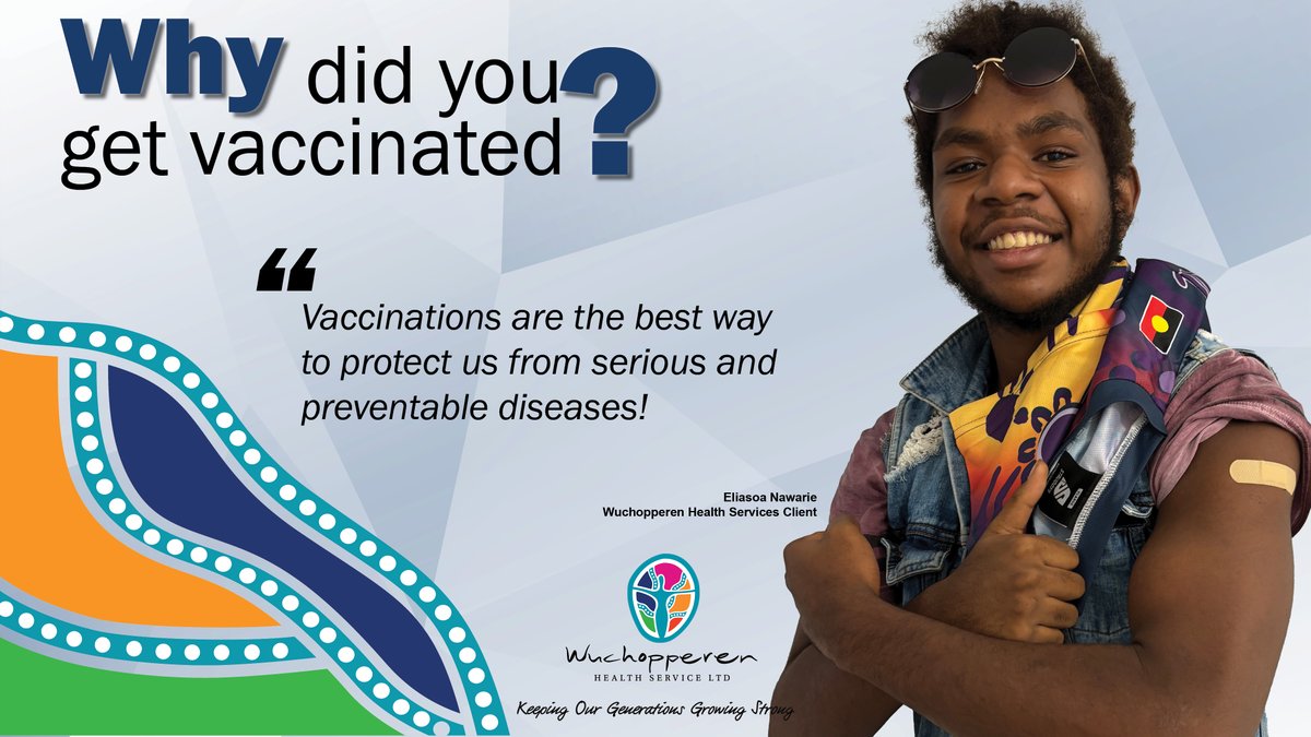 We all want to be healthy &amp; happy.
That’s why immunisation is important.
It’s a strong shield protecting us from diseases, like measles &amp; whooping cough.
Let’s help keep the next generation protected.
#Vaccination #Immunisation #VaccinesSaveLives #WuchopperenHealthService