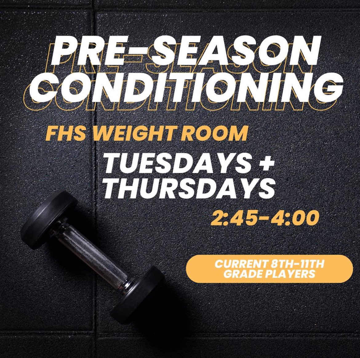 We start TOMORROW!! 🙌🏼❤️🤍