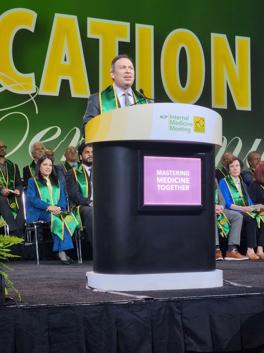 Thank you to the membership of ⁦<a href="/ACPIMPhysicians/">ACP</a>⁩ for giving me the honor of serving as your Chair of the Board of Regents this past year, 2024-25.  I will forever cherish the opportunity.  #IMProud