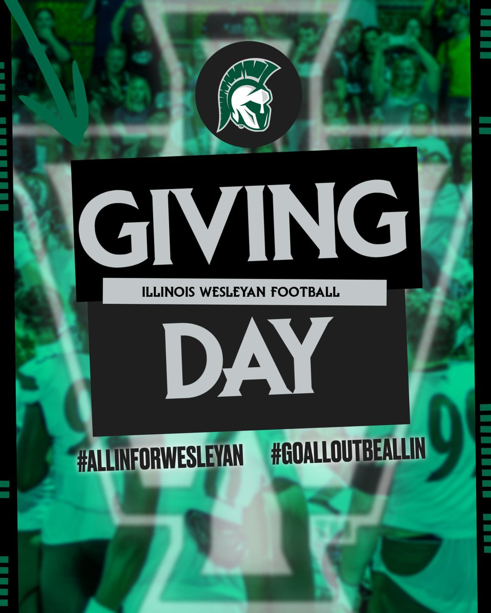 Go All Out, Be All In for IWU! 
On April 8 for IWU’s annual day of giving to support scholarships, research, athletics, and more. Last year over 3,900 donors raised $2.7M in 24 hrs! Let’s break that record!
Learn more: iwu.edu/all-in
#AllInForWesleyan #GoAllOutBeAllIn