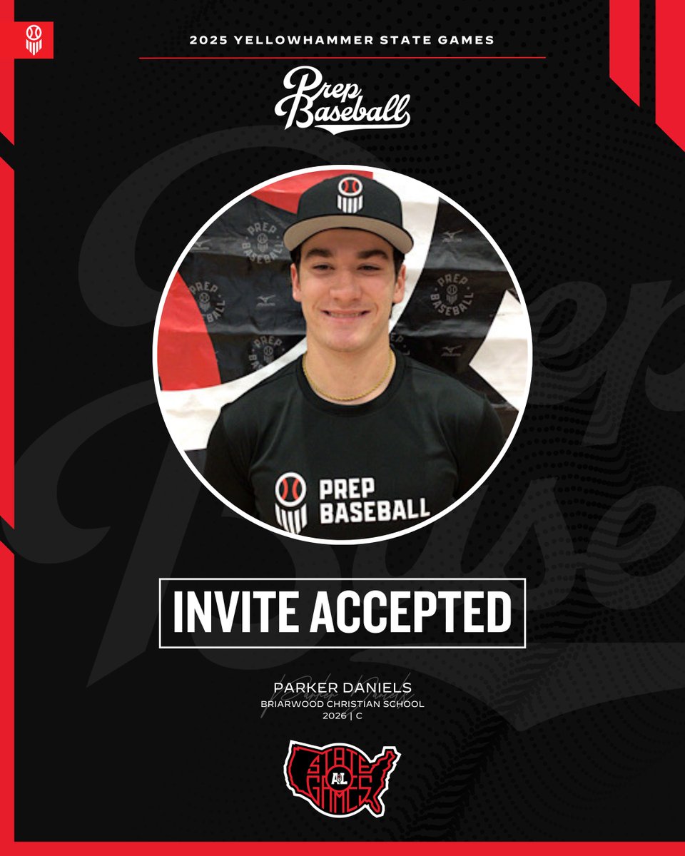 Prep Baseball Alabama (@prepbaseballal) on Twitter photo #πππππ¦ππ¬ππ: ππ§π―π’ππ πππππ©πππ β
C Parker Daniels (<a href="/BCS_LionsBSBL/">Briarwood Christian Baseball</a>, 2026) is ππ’ππππ ππ‘ π for the Yellowhammer State Games, held on June 17th-18th at Sand Mountain Park in Albertville, AL.
Request an invite to the premier event of the summer. ‡οΈ
π: #πππππ¦ππ¬ππ: ππ§π―π’ππ πππππ©πππ β
C Parker Daniels (<a href="/BCS_LionsBSBL/">Briarwood Christian Baseball</a>, 2026) is ππ’ππππ ππ‘ π for the Yellowhammer State Games, held on June 17th-18th at Sand Mountain Park in Albertville, AL.
Request an invite to the premier event of the summer. ‡οΈ
π:
