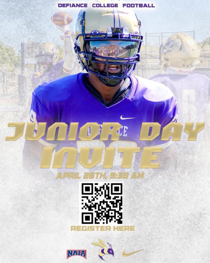 Thank you <a href="/CoachD_Bled/">Devin Bledsoe</a> for the Junior Day invite.