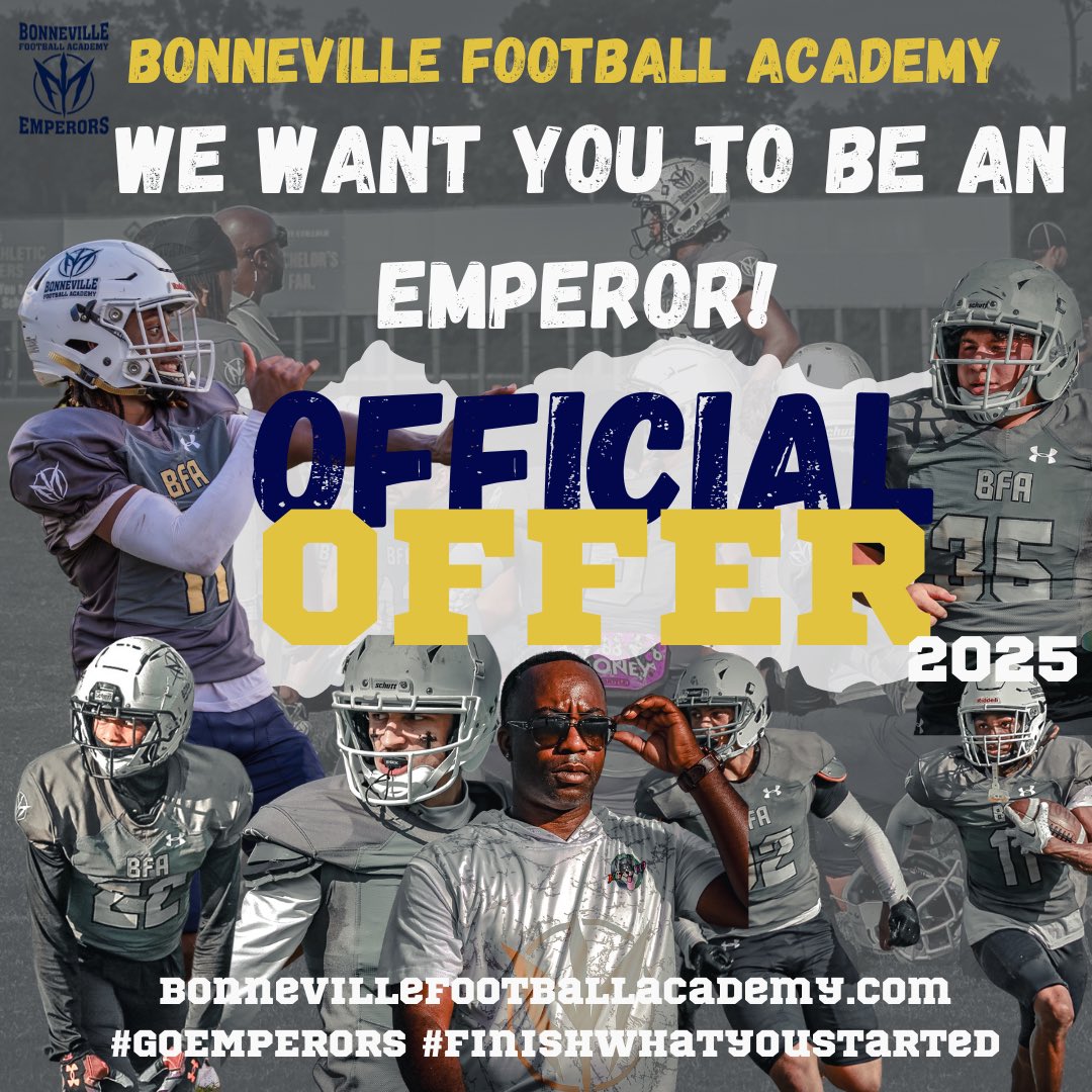 After a great conversation with <a href="/coachjulio1119/">Coach Julio</a>, I am grateful and blessed to say I have received my sixth offer to play at the next level! #AGTG #Jesusisking <a href="/BonnFootball/">Bonneville Football Academy</a>