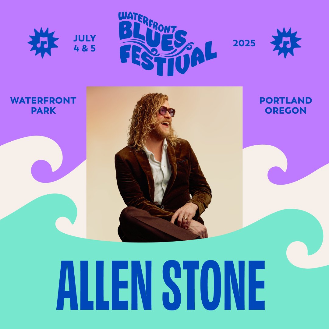 WaterfrontBluesFest (@waterfrontblues) on Twitter photo We’re beyond excited to welcome <a href="/allenstone/">Allen Stone</a> to the 2025 lineup ✨ Allen Stone brings a genre-blending mix of funk, gospel, folk-rock, and soul that hits you right in the feels. His live show? Pure magic.
Catch him July 5 at the fest — grab your tix at waterfrontbluesfest.com 💙 We’re beyond excited to welcome <a href="/allenstone/">Allen Stone</a> to the 2025 lineup ✨ Allen Stone brings a genre-blending mix of funk, gospel, folk-rock, and soul that hits you right in the feels. His live show? Pure magic.
Catch him July 5 at the fest — grab your tix at waterfrontbluesfest.com 💙