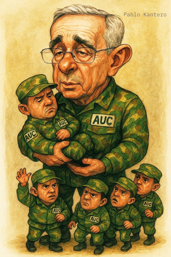 Que les parece el cartel ?
Hoy el ex comandante alias Víctor declaró en el juicio que a <a href="/AlvaroUribeVel/">Álvaro Uribe Vélez</a> le llamaban el papá.

Uribe crió cuervos …

<a href="/nometiente2/">Marce Portilla, El Nichito♥️</a> <a href="/Wilson_Suaza_/">𝗪𝗜𝗟𝗦𝗢𝗡 𝗦𝗨𝗔𝗭𝗔</a> <a href="/CelsoTeteC/">Celso Tete Crespo 🇨🇴</a> <a href="/Mafalda_2020_/">Anny Ruiz 🇨🇴 🕊 #ElCambioEsPosible</a> <a href="/Mamertos0/">Mamertos 2.0🐦</a> <a href="/AlfredodelaA/">AlfredodelaA</a> <a href="/Jokeraton/">Akenatón</a> <a href="/ElizbethCristi7/">Elizabeth Ortíz</a> <a href="/GiovannyEnciso/">Gio EstratoMedio</a>