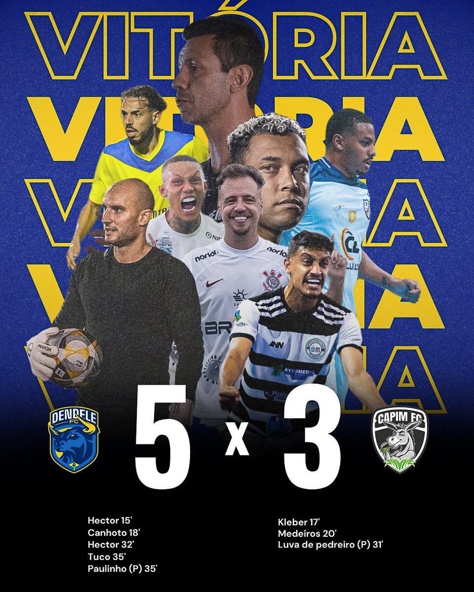 DendeleNoticias's tweet image. VITÓOOOORIA! TORO LOKO BOTO OS BURROS PRA COMER CAPIM
.
#paulinhooloko #luquet4 #dendelefc #kingsleague #kingsleaguebrasil