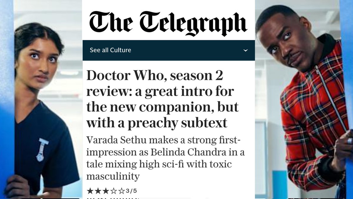 StarWhovian's tweet image. The opening episode of the new season of Doctor Who will be about toxic masculinity on "The Planet of the Incels" and have the new companion berate the Doctor for scanning her "without consent".
I'm not even joking 🤦♂️
Doctor Who is FINISHED.
#RIPDoctorWho