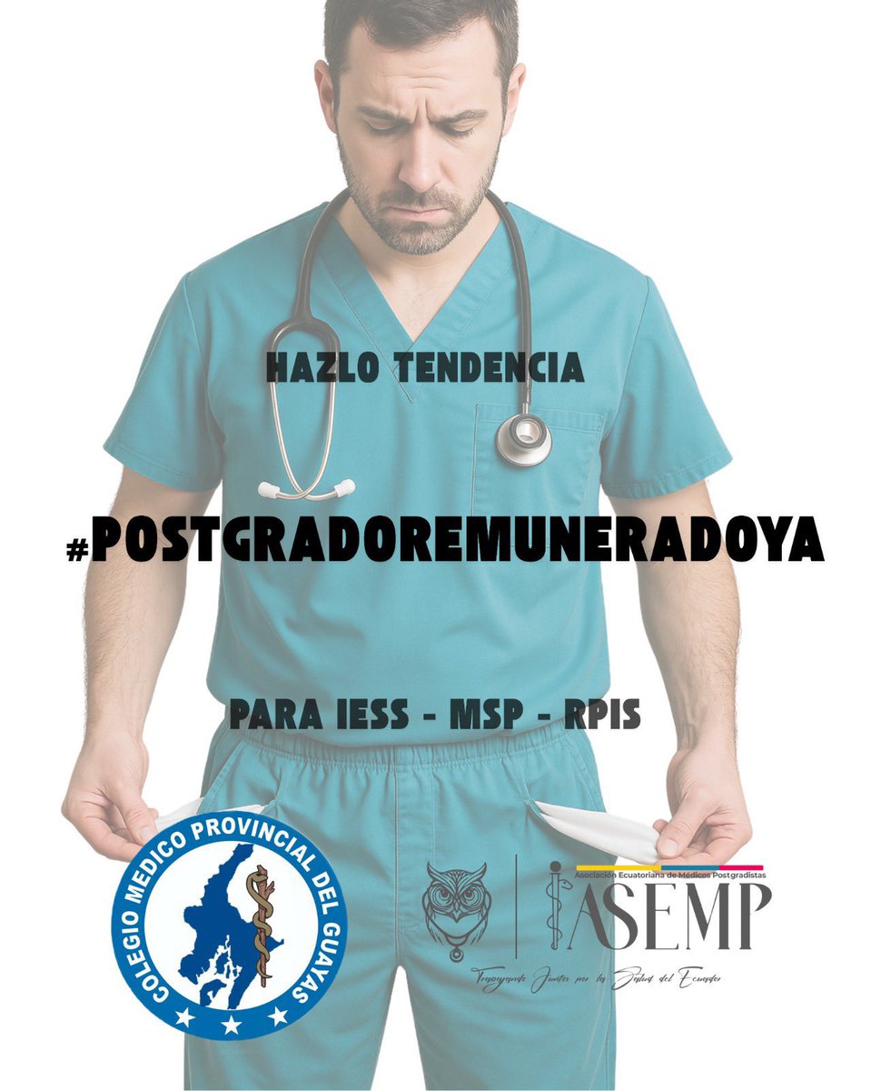 Los médicos posgradista a deberían recibir un sueldo. #PosgradoRemuneradoYa