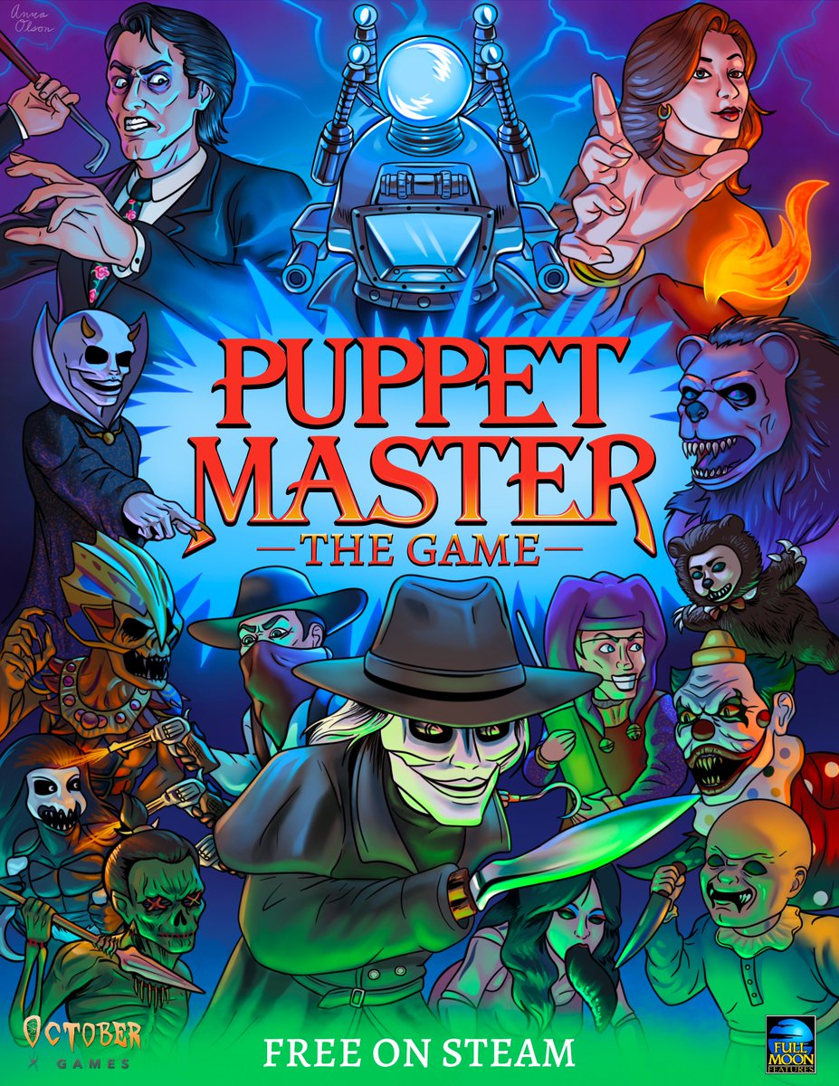 PuppetMasterTheGame (@puppetmastertg) on Twitter photo instagram.com/silvershot_des…
Shoutout to silvershot_design for illustrating this incredible new official Puppet Master: The Game poster!
<a href="/fullmoonhorror/">Full Moon Features</a>
#puppetmaster #puppetmasterthegame #puppetmastergame #puppetmasterblade #horror instagram.com/silvershot_des…
Shoutout to silvershot_design for illustrating this incredible new official Puppet Master: The Game poster!
<a href="/fullmoonhorror/">Full Moon Features</a>
#puppetmaster #puppetmasterthegame #puppetmastergame #puppetmasterblade #horror