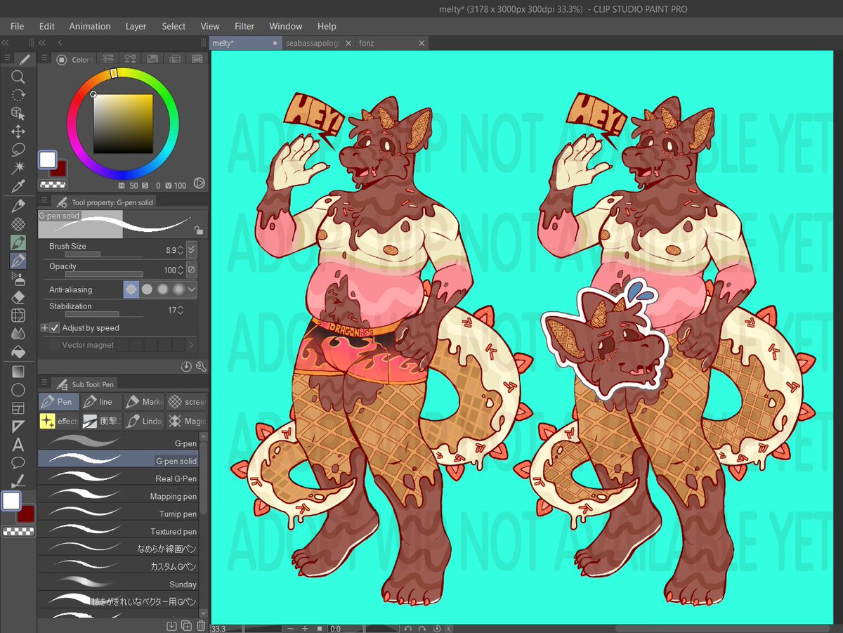 refresh yourself with this Neopolitan icecream dragon adopt
-W.I.P NOT AVAILABLE YET-