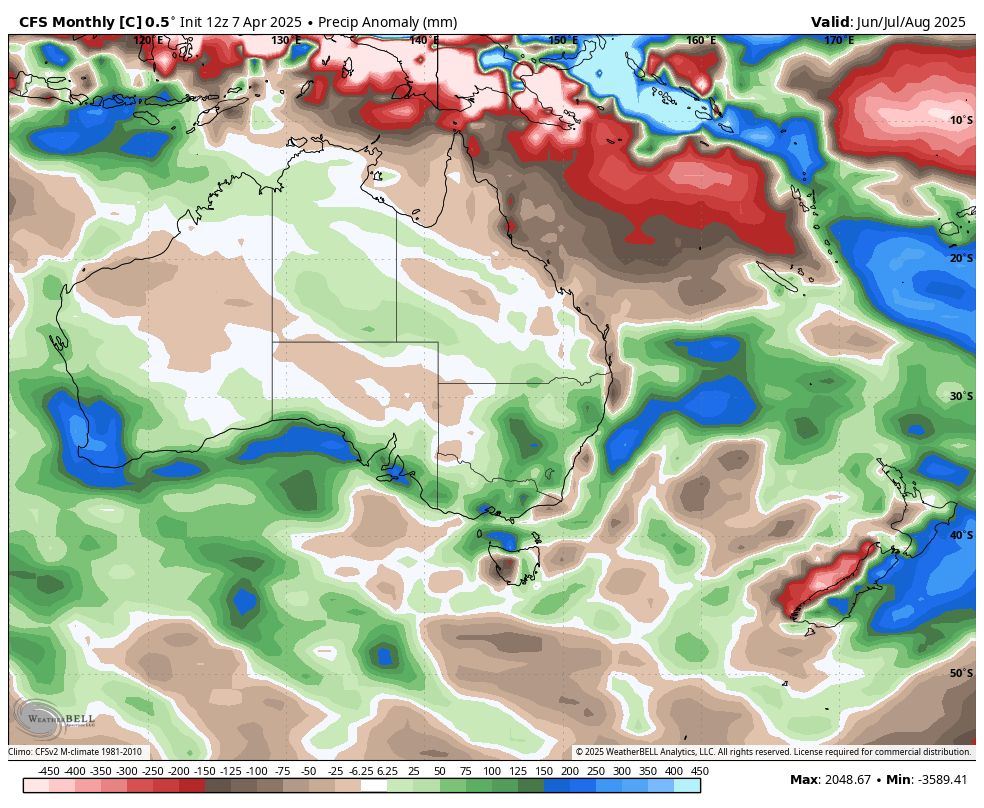 Growing concerns loom over Australia's winter growing period. Traditional predictions suggest a "wet" winter... Will these forecasts come to fruition? Discover projections reaching into 2026 by checking out our cyclical algorithm analysis here: solweather.org/membership